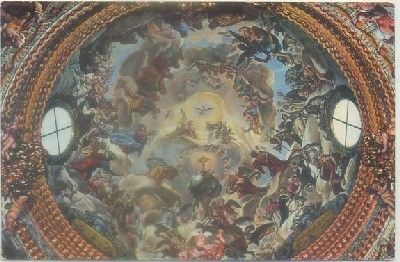 POSTAL DE GRANADA. CARTUJA. CUPULA DEL SANCTA SANCTORUM