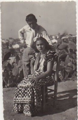 POSTAL DE GRANADA. ALBAYCIN. TIPOS GITANOS Nº 26