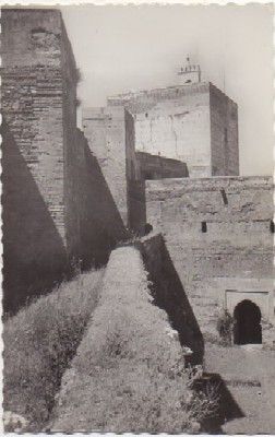 POSTAL DE GRANADA. LA ALCAZABA. TORRE DE LA VELA Nº 32