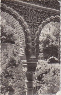 POSTAL DE GRANADA. LA ALHAMBRA. ARCO DE LA TORRE DE LA CAUTIVA Nº 61