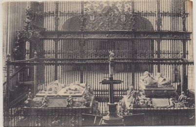POSTAL ANTIGUA DE GRANADA. REAL TUMBA DE LOS REYES CATOLICOS