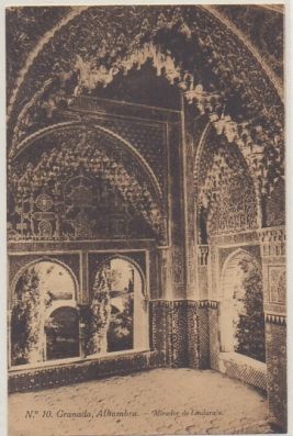 POSTAL ANTIGUA DE GRANADA. MIRADOR DE LINDARAJA