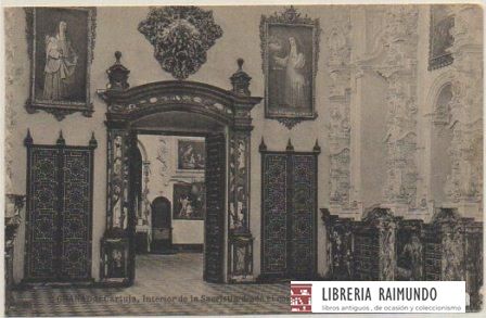 POSTAL ANTIGUA DE GRANADA. CARTUJA. INTERIOR DE LA SACRISTIA