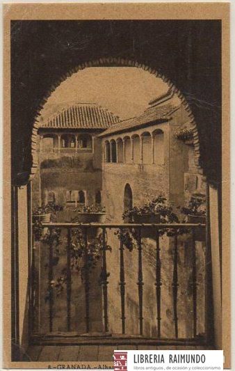 POSTAL ANTIGUA DE GRANADA. ALHAMBRA. MIRADOR DE LA REINA Nº 8
