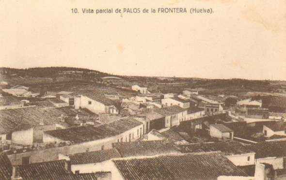 POSTAL ANTIGUA DE PALO DE LA FRONTERA. HUELVA. VISTA PARCIAL. Nº 10.