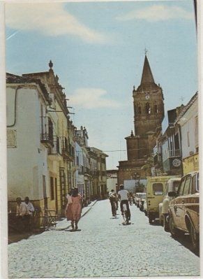 POSTAL DE HUELVA. VALVERDE DEL CAMINO. CALLE DE CALVO SOTELO
