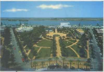 POSTAL DE HUELVA. JARDINES DEL MUELLE. VISTA PARCIAL
