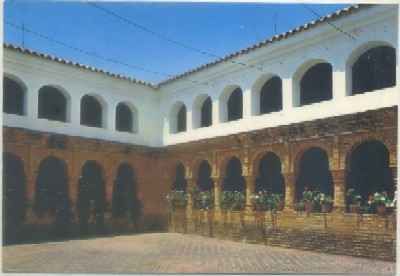 POSTAL DE HUELVA. LA RABIDA. PATIO MUDEJAR