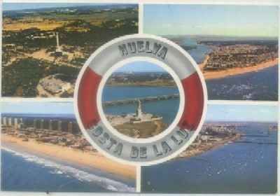 POSTAL DE HUELVA. COSTA DE LA LUZ. VARIAS VISTAS