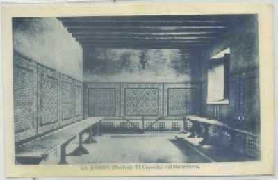 POSTAL ANTIGUA DE HUELVA. LA RABIDA. EL COMEDOR DEL MONASTERIO
