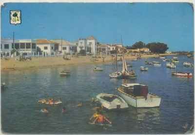 POSTAL DE HUELVA. PLAYA DE PUNTA UMBRIA. VISTA PARCIAL Nº 1310