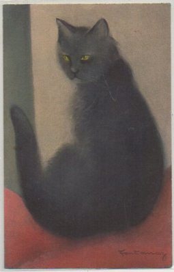 POSTAL DE ANIMALES. GATOS Nº 84
