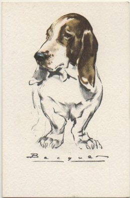POSTAL DE ANIMALES. PERROS. SERIE B Nº 2
