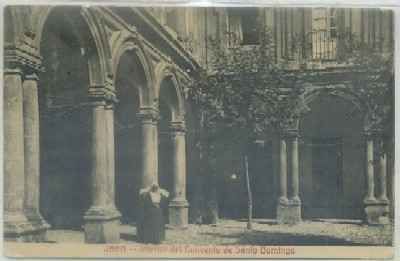 POSTAL ANTIGUA DE JAEN. INTERIOR DEL CONVENTO DE SANTO DOMINGO