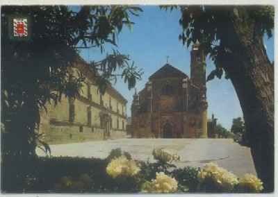 POSTAL DE JAEN. UBEDA. PERSPECTIVA DE LA PZA. MONUMENTAL DE VAZQUEZ DE MOLINA
