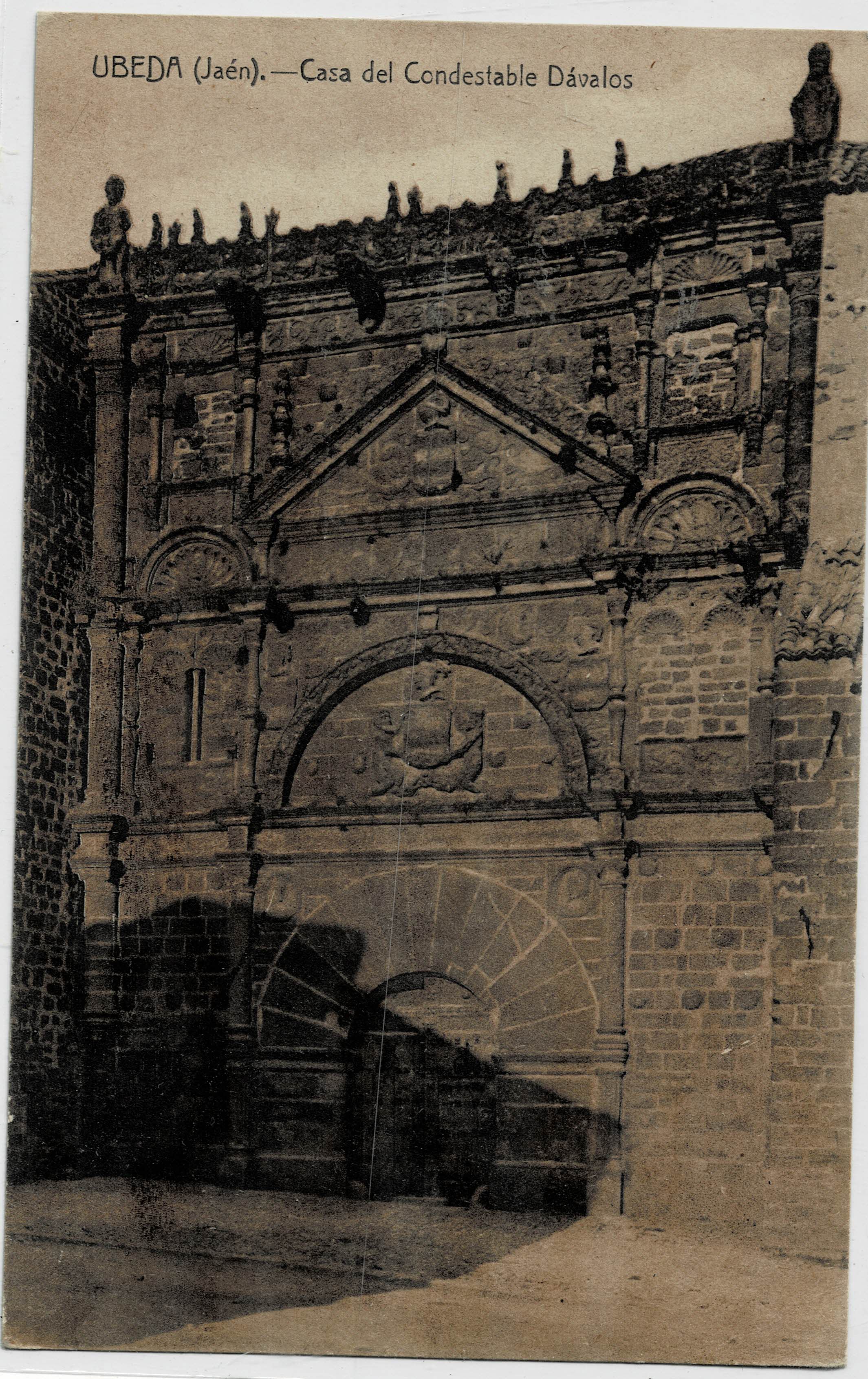 POSTAL MODERNA DE JAEN. UBEDA. CASA DEL CONDESTABLE DAVALOS
