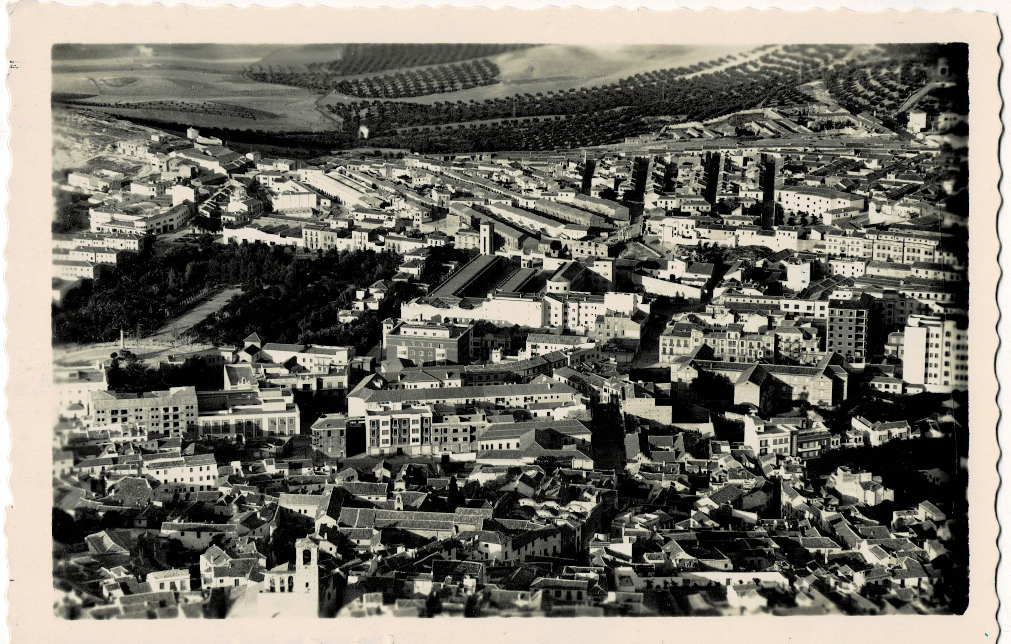 POSTAL MODERNA DE JAEN. VISTA PARCIAL