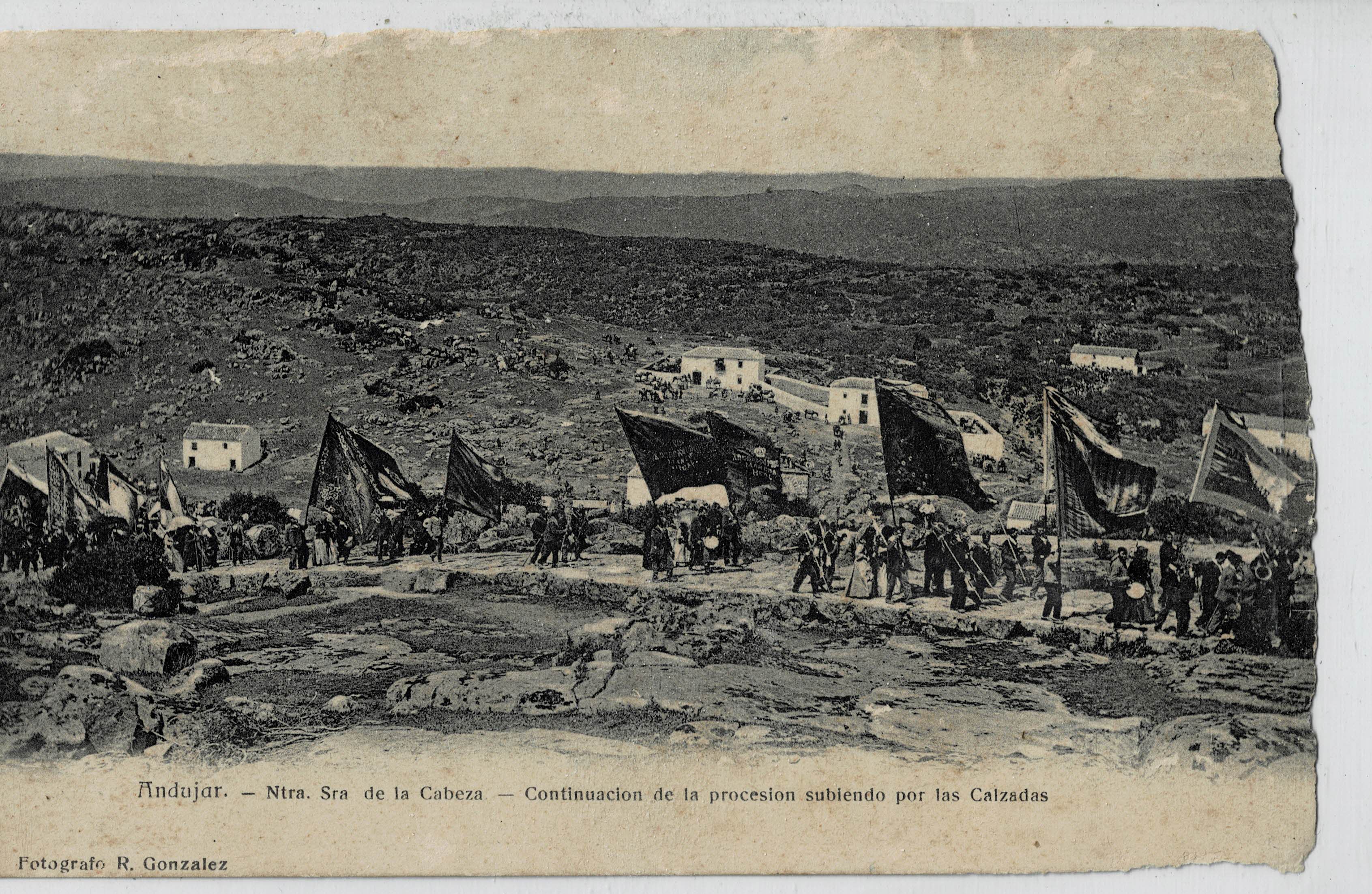 POSTAL ANTIGUA DE JAEN. ANDUJAR. NTRA. SRA. DE LA CABEZA