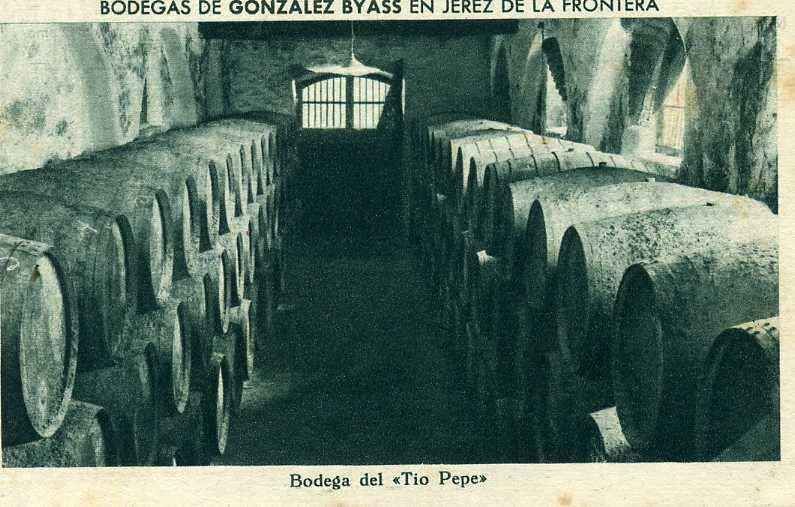 POSTAL DE JEREZ. GONZALEZ BYASS. BODEGA DEL TIO PEPE