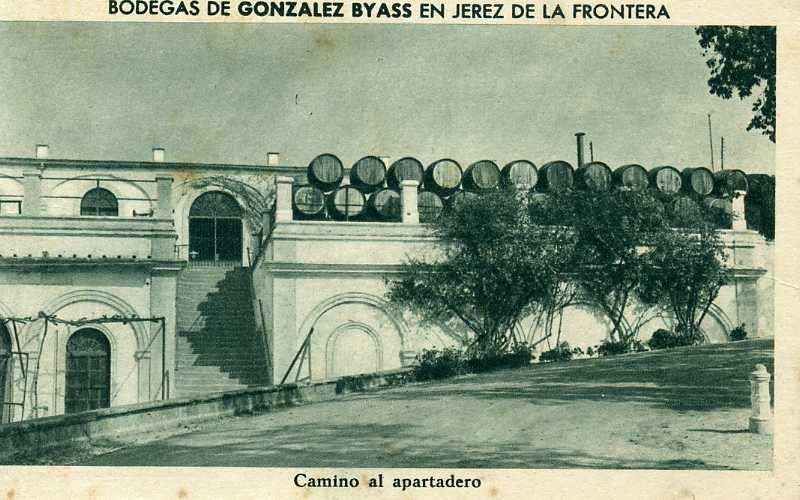 POSTAL DE JEREZ. GONZALEZ BYASS. CAMINO AL APARTADERO