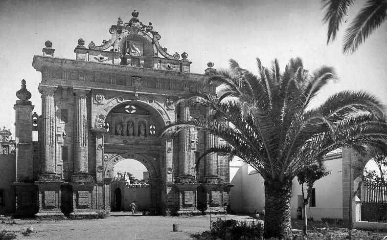 POSTAL DE JEREZ. Nº29 CARTUJA. ENTRADA PPAL