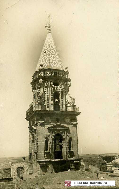 POSTAL DE JEREZ. Nº18 CAMPANARIO DE LA PARROQUIA DE SAN MIGUEL