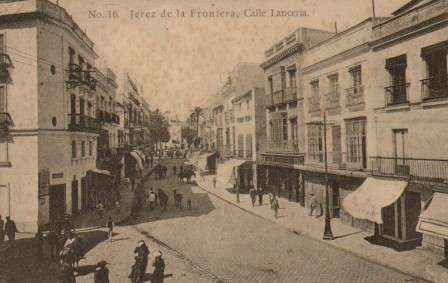 POSTAL ANTIGUA DE JEREZ DE LA FRONTERA. Nº 16. CALLE LENCERIA.