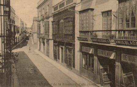 POSTAL ANTIGUA DE JEREZ DE LA FRONTERA. Nº 19. CALLE HONDA.