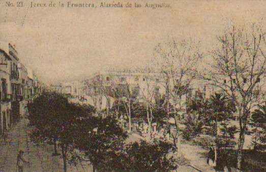 POSTAL ANTIGUA DE JEREZ DE LA FRONTERA. Nº 23. ALAMEDA DE LAS ANGUSTIAS.