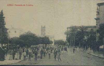 POSTAL ANTIGUA DE JEREZ DE LA FRONTERA CADIZ ALAMEDA DE CRISTINA
