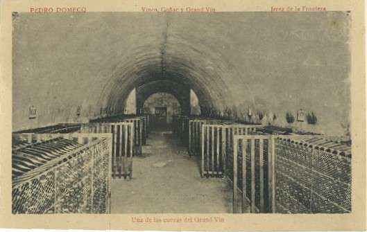 POSTAL DE JEREZ DE LA FRONTERA. UNA DE LAS CUEVAS DEL GRAN VIN