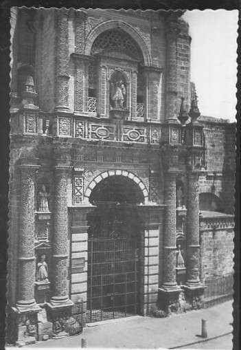 POSTAL DE JEREZ DE LA FRONTERA. CADIZ. PARROQUIA DE SAN MIGUEL FACHADA PRINCIPAL Nº 17