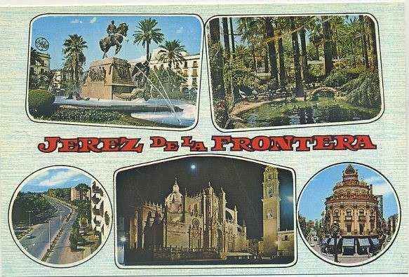 POSTAL DE JEREZ DE LA FRONTERA. CADIZ. VARIAS VISTAS Nº 9035