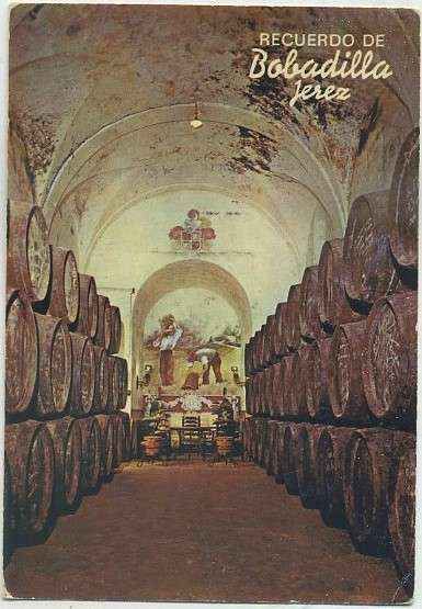 POSTAL DE JEREZ. SOLERA LA MERCED. BODEGAS DEL CONSEJO
