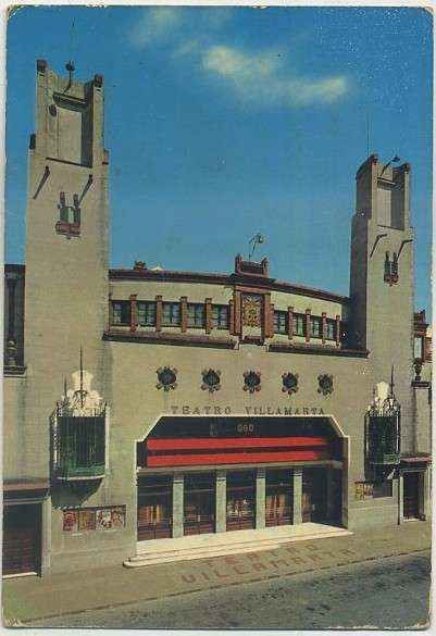 POSTAL DE JEREZ. TEATRO VILLAMARTA Nº 9024