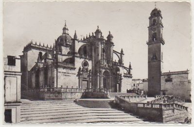 POSTAL DE JEREZ. IGLESIA COLEGIAL