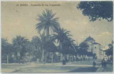 POSTAL ANTIGUA DE JEREZ. ALAMEDA DE LAS ANGUSTIAS