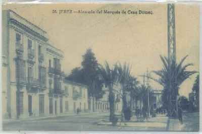 POSTAL ANTIGUA DE JEREZ. ALAMEDA MARQUES DE CASA DOMECQ Nº 26