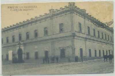 POSTAL ANTIGUA DE JEREZ. CUARTEL DE INFANTERIA