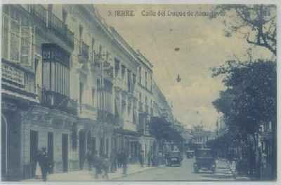 POSTAL ANTIGUA DE JEREZ. CALLE DEL DUQUE DE ALMODOVAR Nº 5