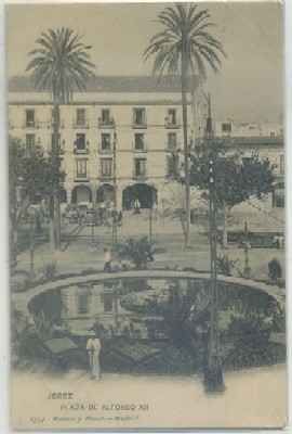 POSTAL ANTIGUA DE JEREZ. PLAZA DE ALFONSO Xll
