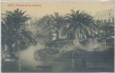 POSTAL ANTIGUA DE JEREZ. ALAMEDA DE LAS ANGUSTIAS
