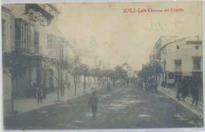 POSTAL ANTIGUA DE JEREZ. CALLE CANOVAS DEL CASTILLO