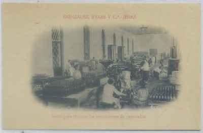 POSTAL ANTIGUA DE JEREZ. GONZALEZ BYASS. SALON PARA OPERACIONES DE EMBOTELLAR