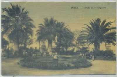POSTAL ANTIGUA DE JEREZ. ALAMEDA DE LAS ANGUSTIAS