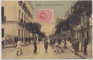 POSTAL ANTIGUA DE JEREZ. CALLE DUQUE DE ALMODOVAR