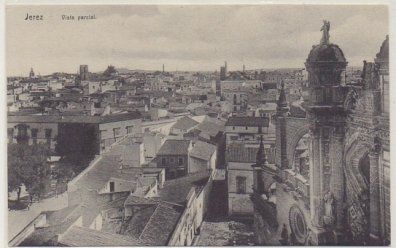 POSTAL ANTIGUA DE JEREZ. VISTA PARCIAL SERIE 711 Nº 4