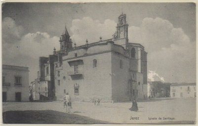 POSTAL ANTIGUA DE JEREZ. IGLESIA DE SANTIAGO. SERIE 711 Nº 11
