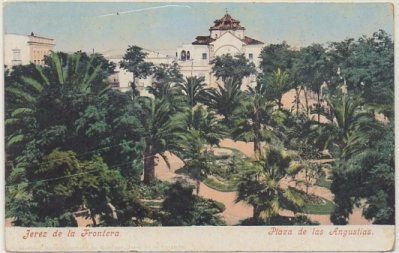 POSTAL ANTIGUA DE JEREZ. PLAZA DE LAS ANGUSTIAS