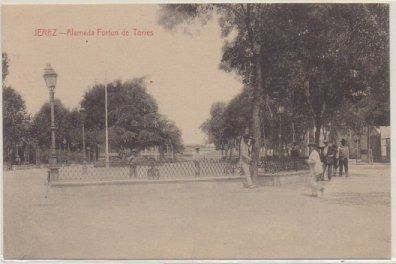 POSTAL ANTIGUA DE JEREZ. ALAMEDA FORTUN DE TORRES